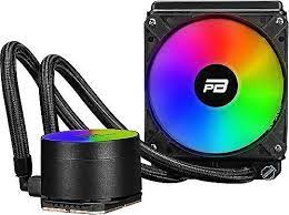 POWERBOOST NOBLE 120 RAINBOW FANLI 120mm (İntel/AM5)UYUMLU SIVI SOGUTMA SIYAH