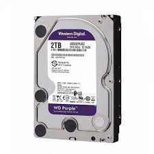 2 TB WESTERN DIGITAL  SATA-3 SURVEILLANCE  256MB CACHE  PURPLE WD23PURZ (7/24 GUVENLIK DISKI)