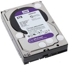 6 TB WESTERN DIGITAL  SATA-3 SURVILANCE  256MB CACHE  PURPLE WD64PURZ (7/24)GUVENLIK DISKI