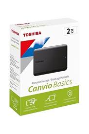 HARICI 2 TB TOSHIBA 2.5" CANVIO BASIC  USB3.2  HDTB520EK3AA SIYAH