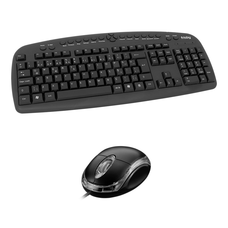 Q FRISBY FK-146QU TR USB MULTIMEDYA KABLOLU KLAVYE MOUSE SET